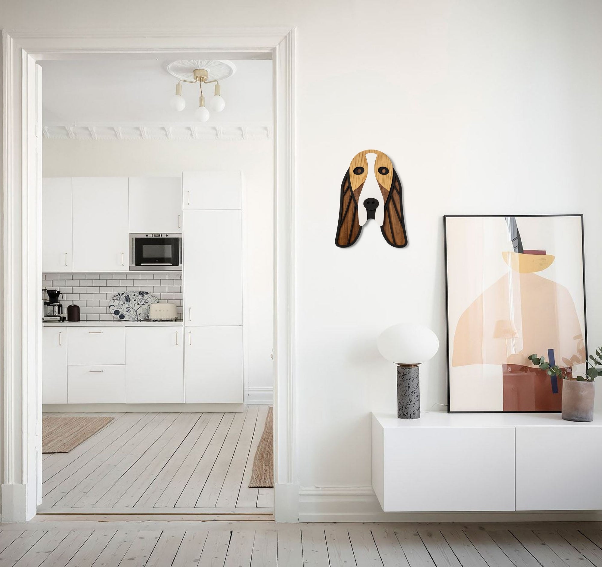 The dachshund wall art is a new dog-themed gifts