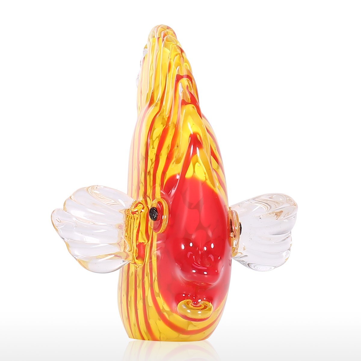 Tropical Fish with Red and Yellow for Fish Decor and Blown Glass Fish