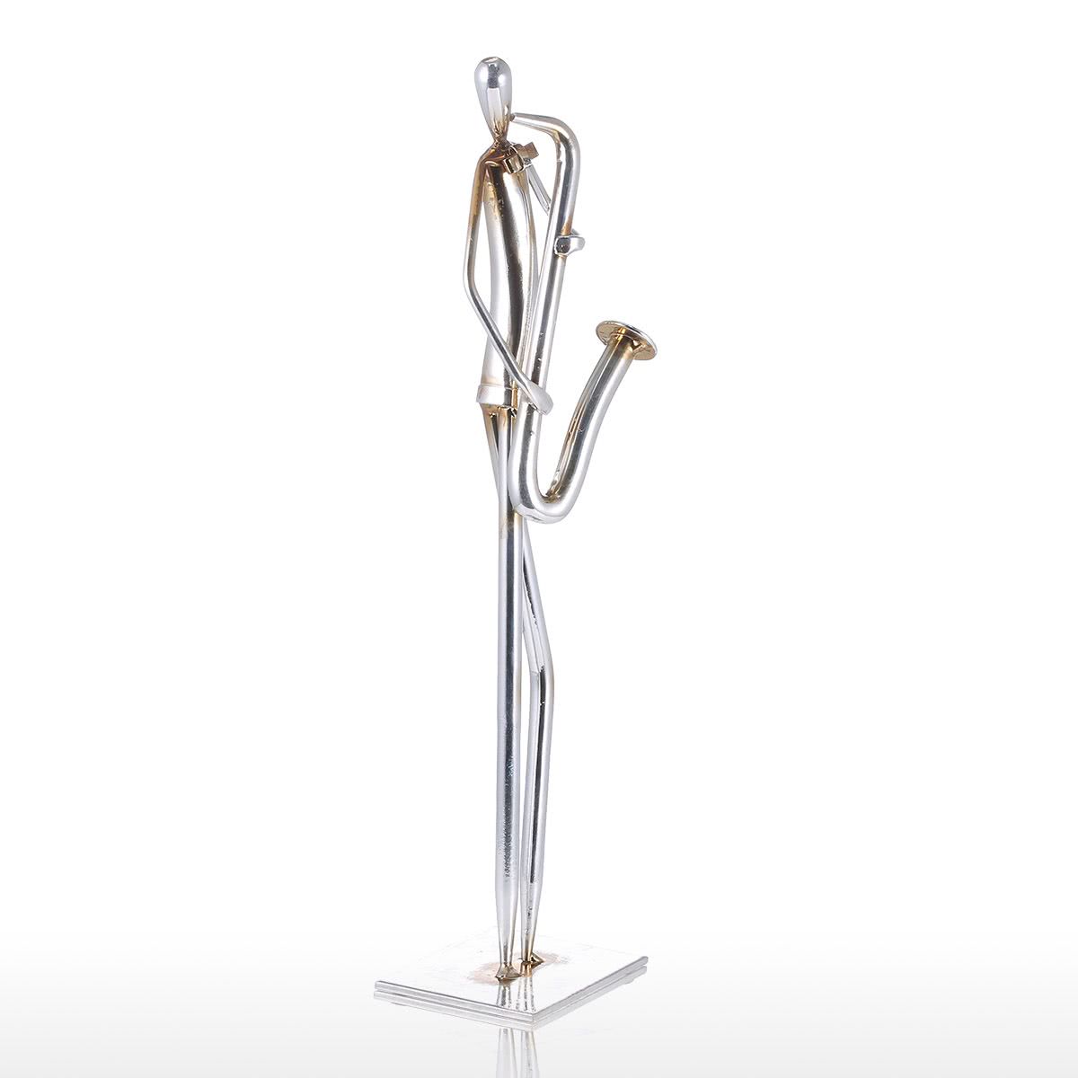 Saxophone and Orchestra with Sculpture for Music Gifts and Gifts for Music Lovers
