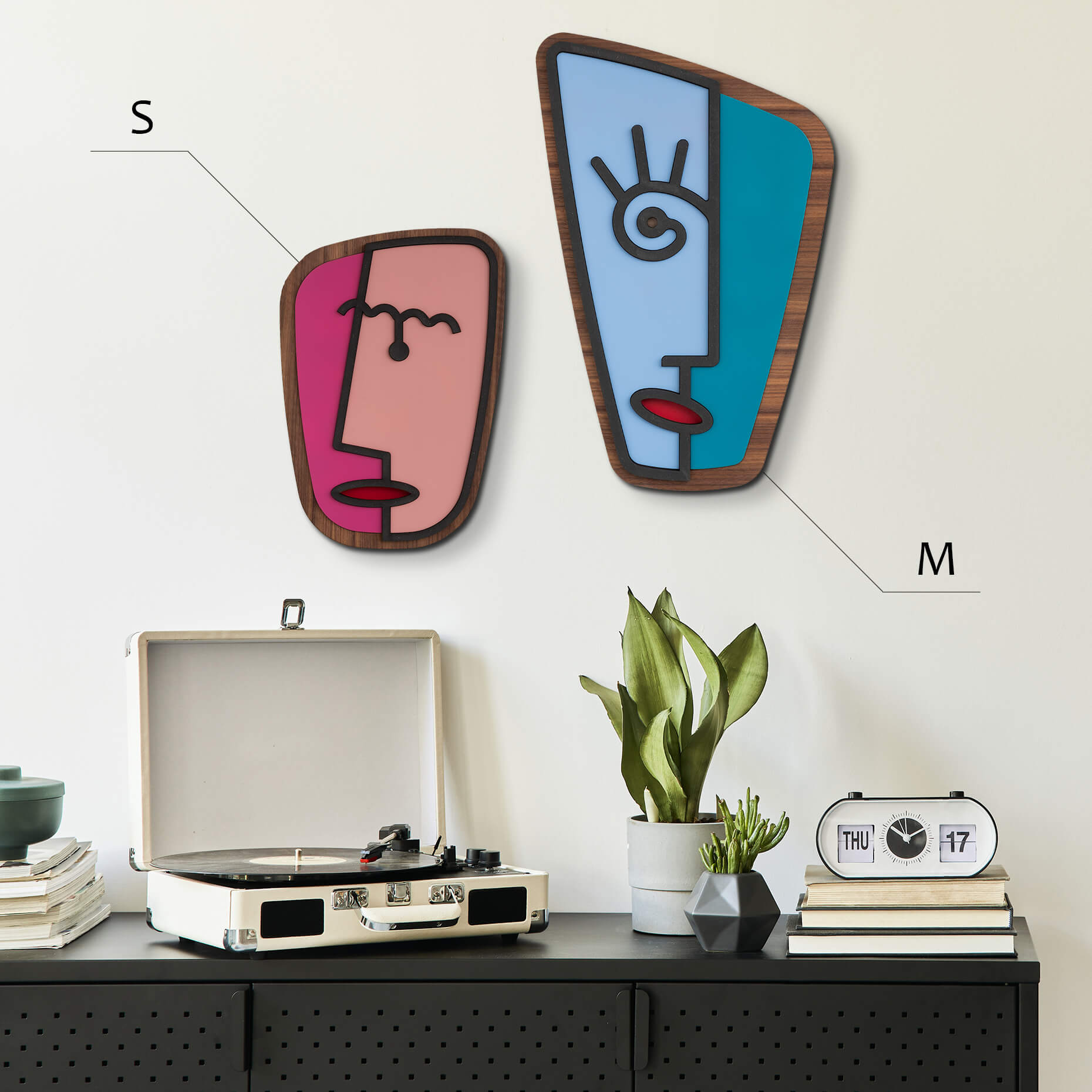 Use your imagination to bring your home to life with this original Picasso line drawing