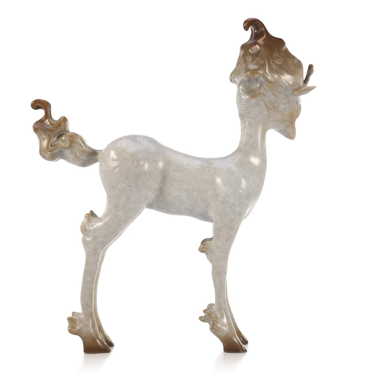 White Deer Christmas Decoration and Deer Home Decor