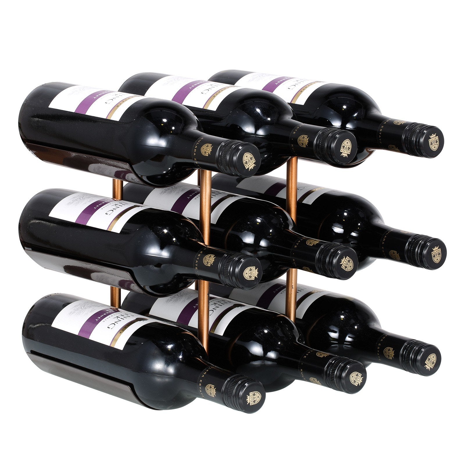 Wine Rack - 9 bottles of wine are part of your life and decor!