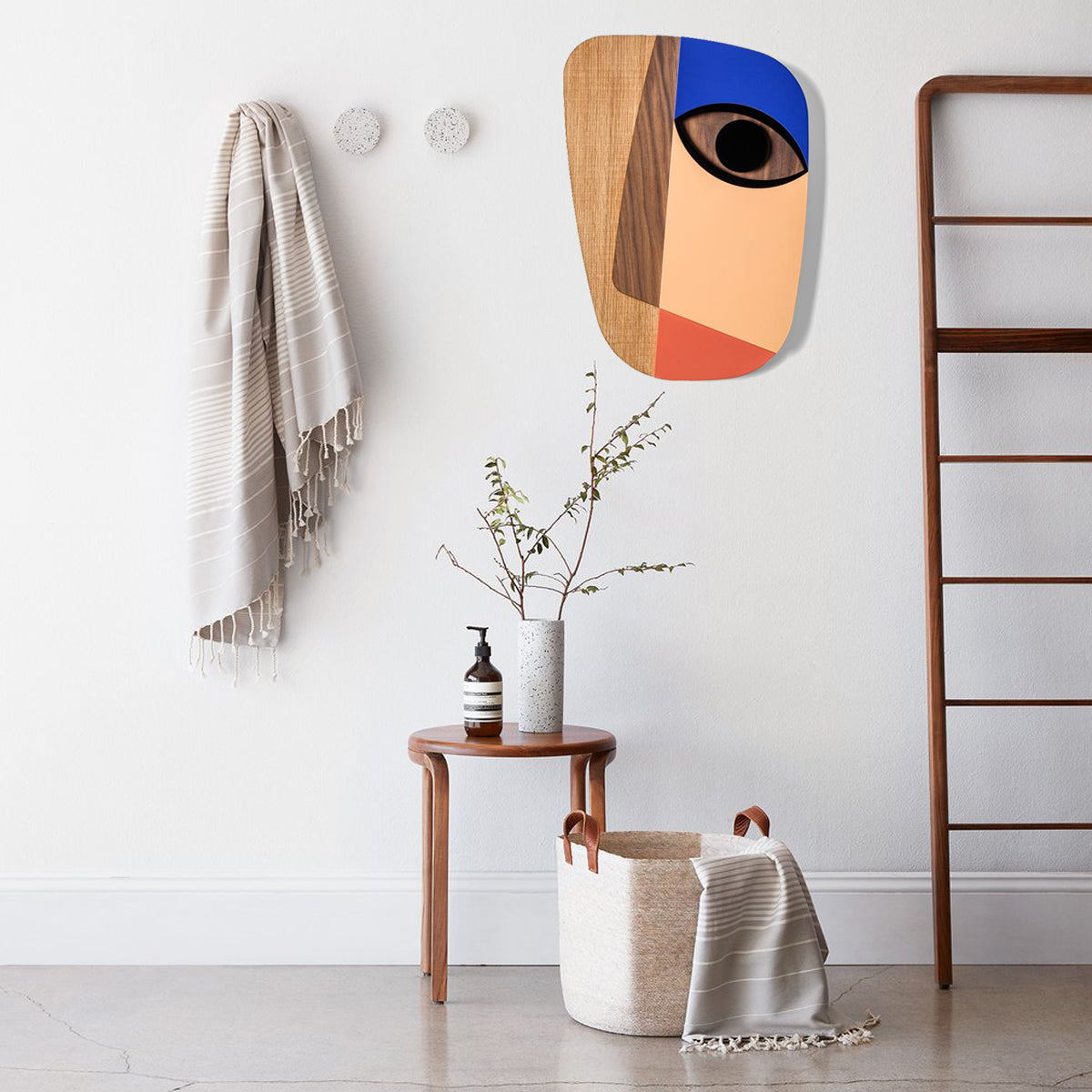Wood Wall Art by Picasso Face