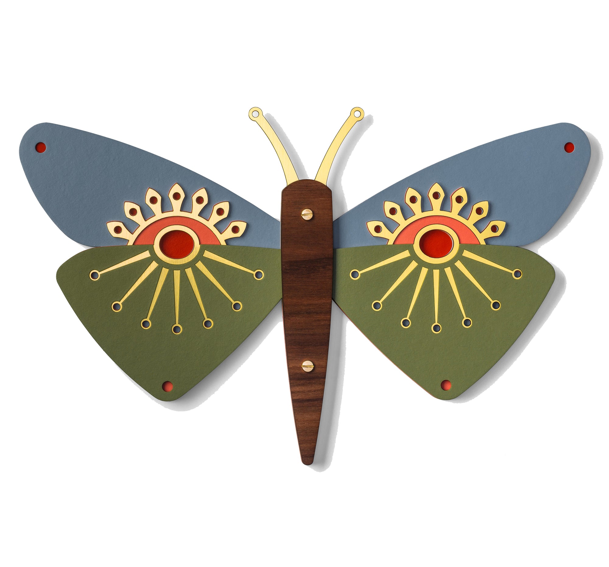 Wooden Butterflies to Hang on Wall as Poster or Decals