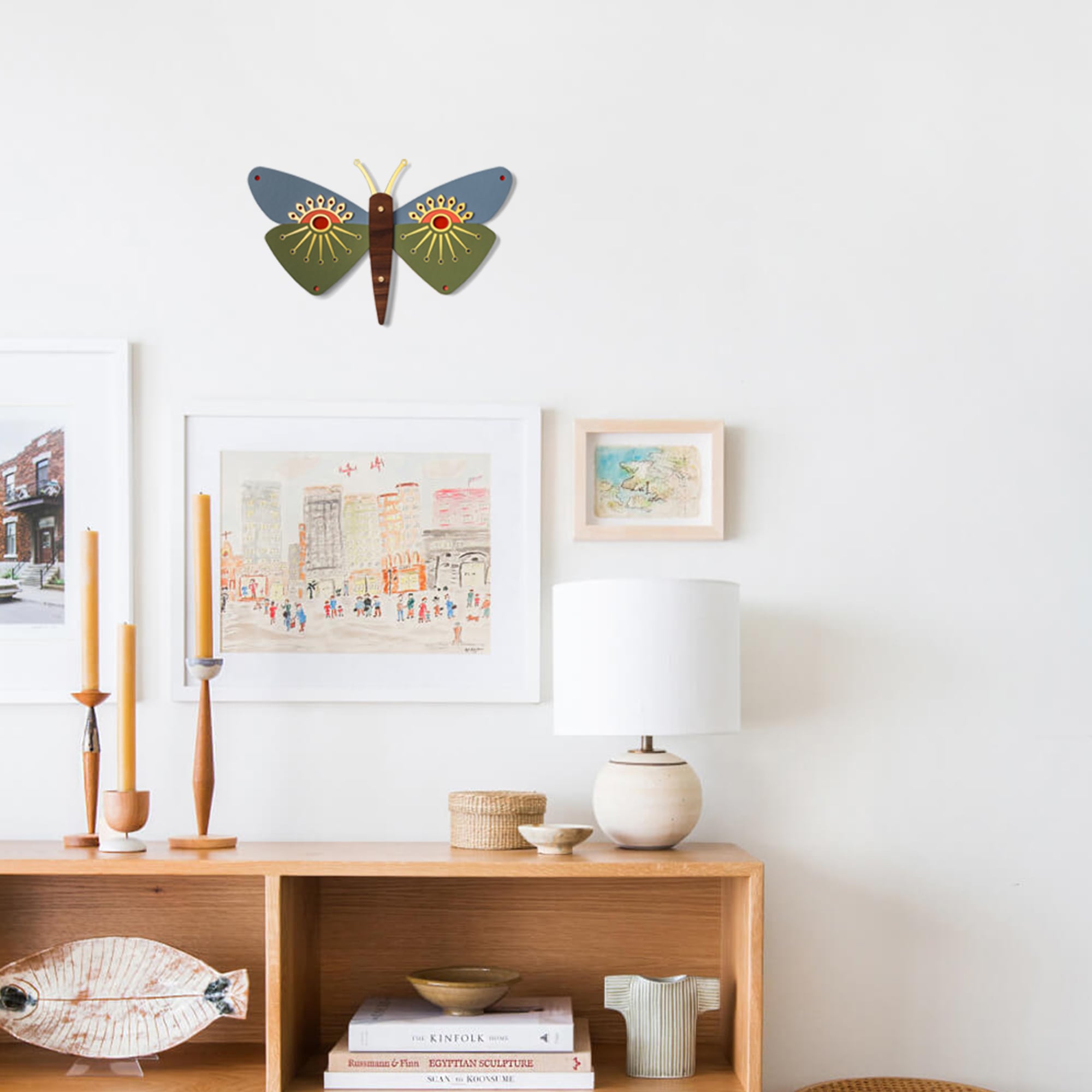 Wooden Butterflies to Hang on Wall as Poster or Decals