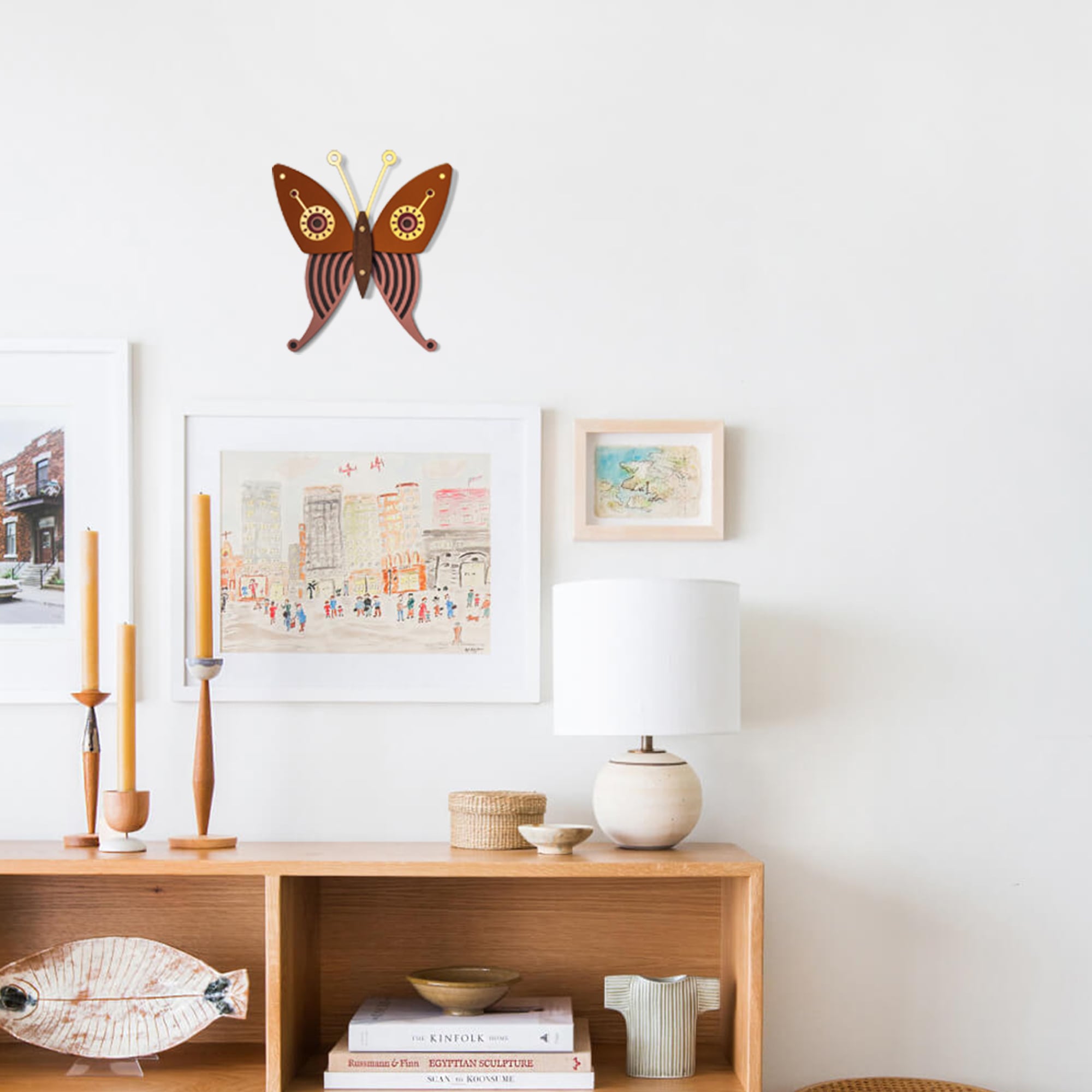 Wooden Butterflies to Hang on Wall as Poster or Decals