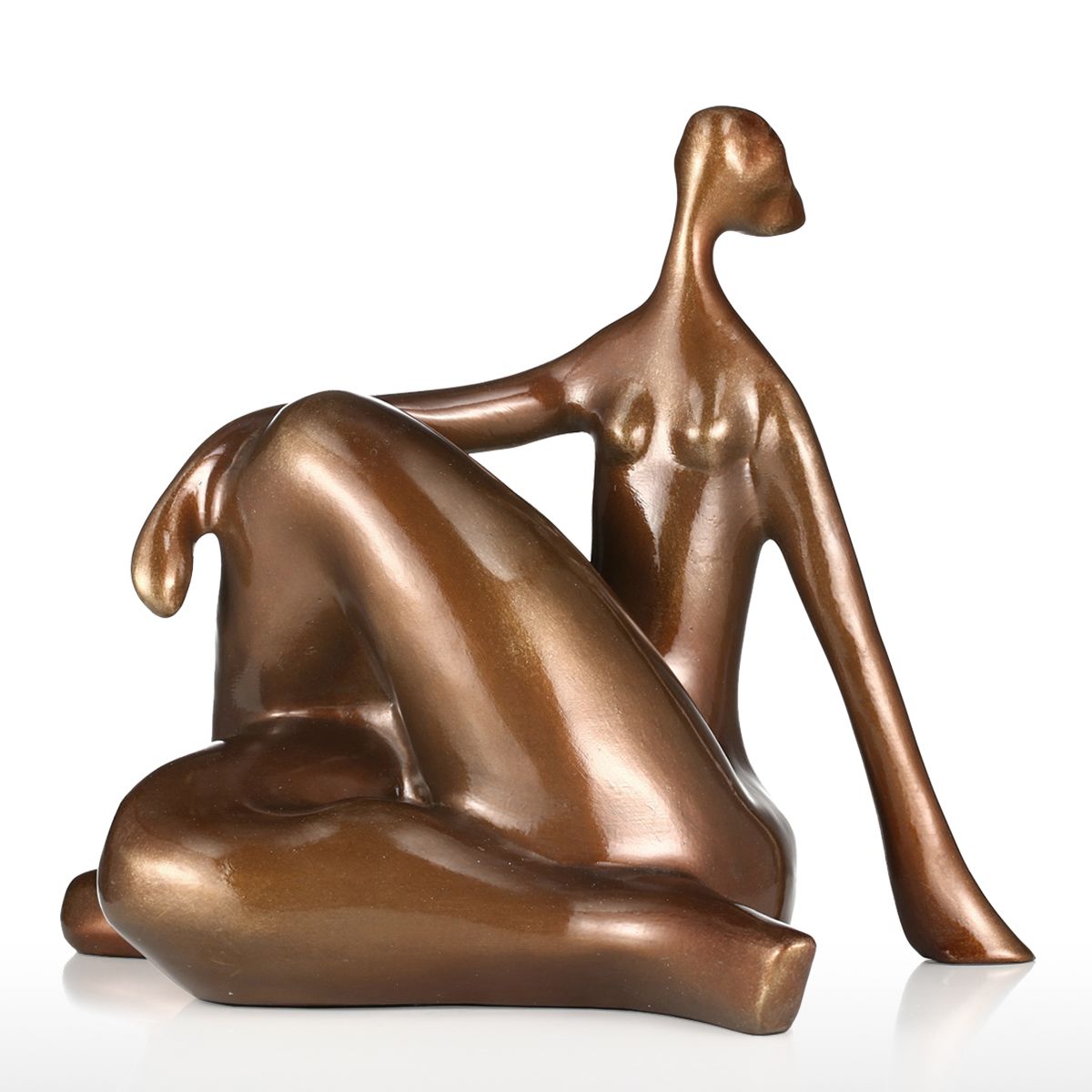 Plump Women Yoga Hunker Figurine - Sweet Home Make